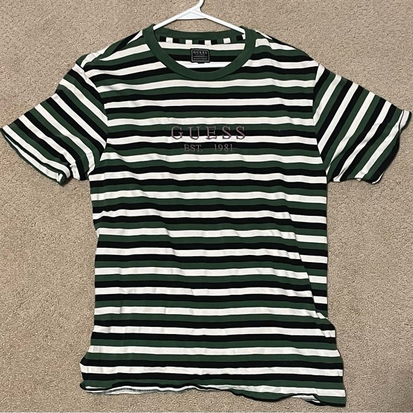 Guess Striped T Shirt - Picture 1 of 2